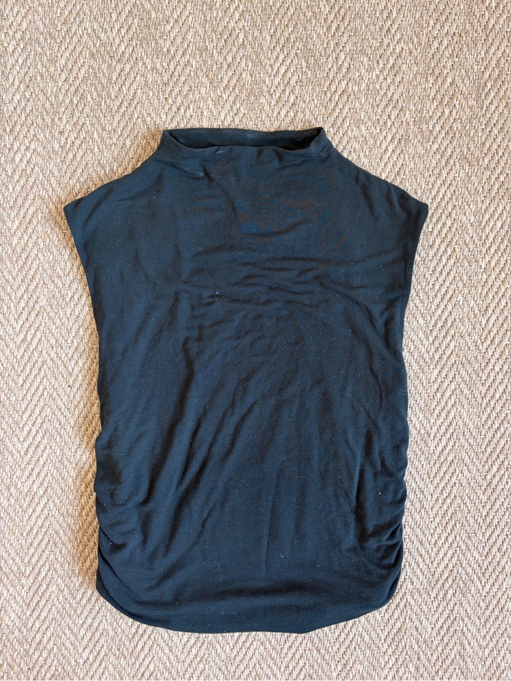 A New Day Black Mock Neck Top Size Small